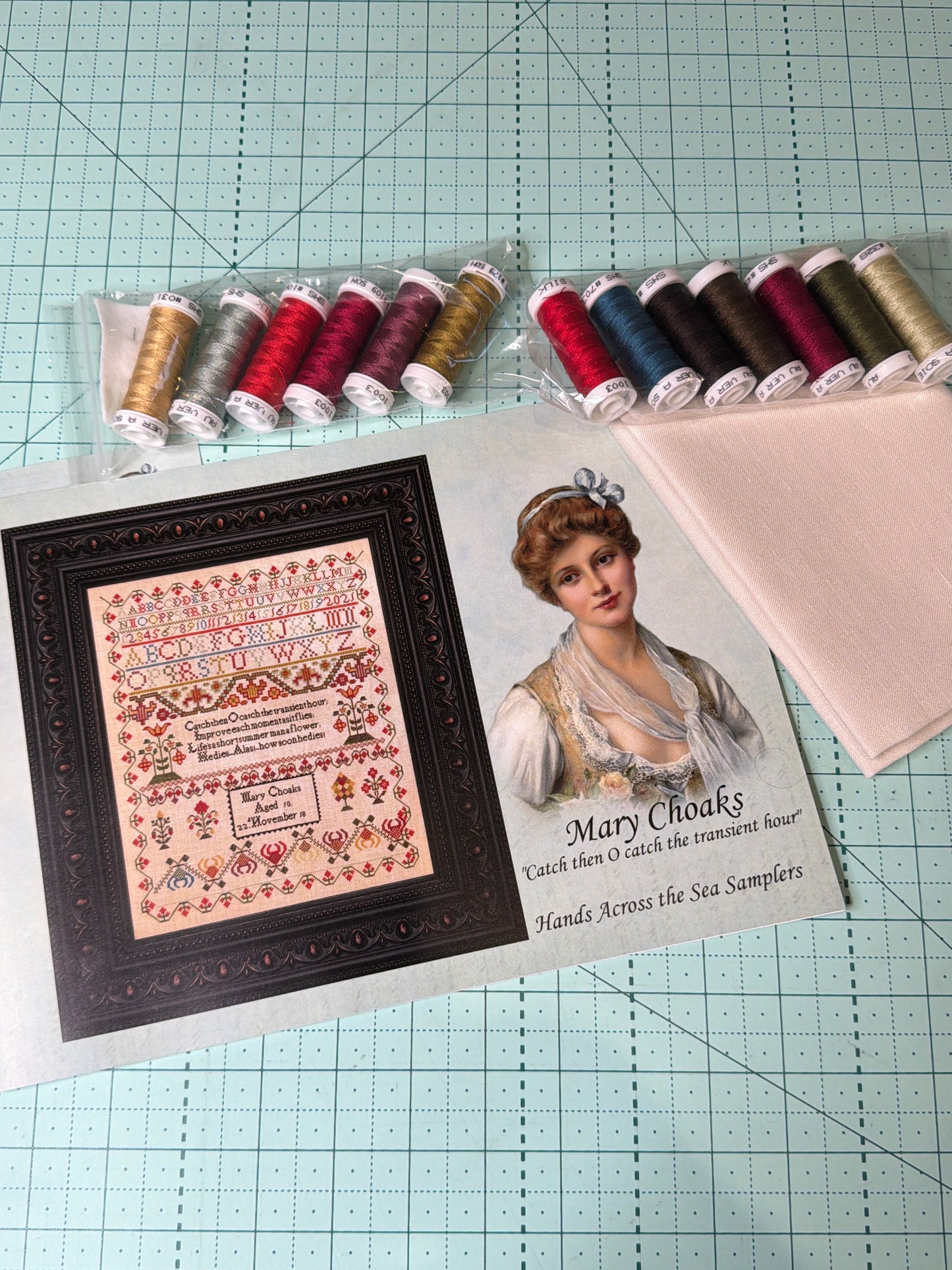 Mary Choakes by hands across the sea sampler kit