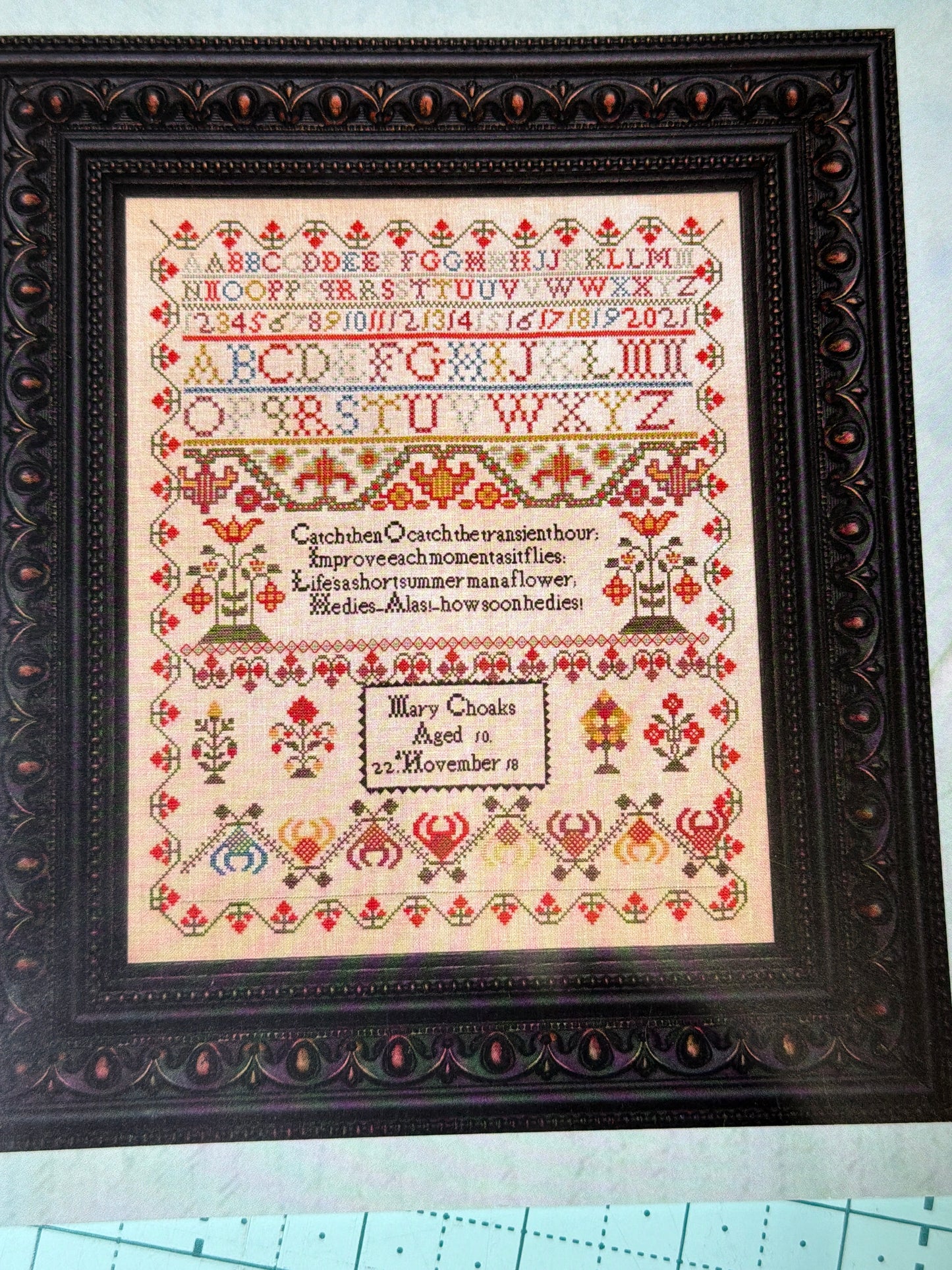 Mary Choakes by hands across the sea sampler kit