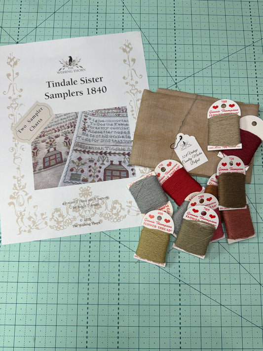 Tindale sisters sampler 1840 kit by the wishing thorn