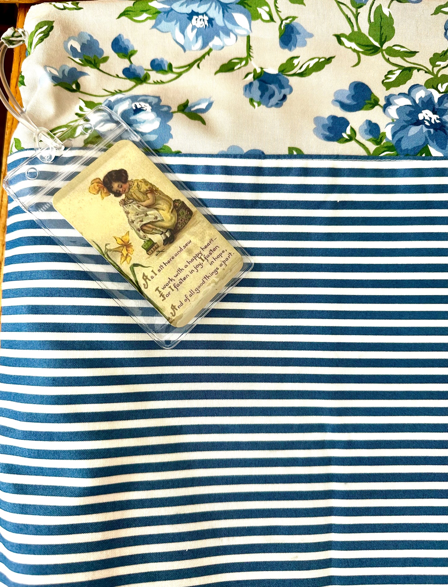 Project Bag Tags with Clear Plastic Holder Set of 12