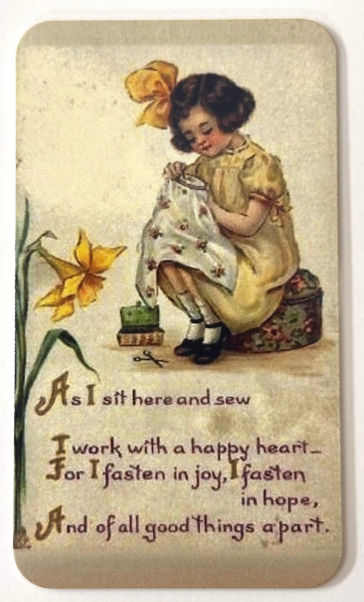 Project Bag Tags with Clear Plastic Holder Set of 12