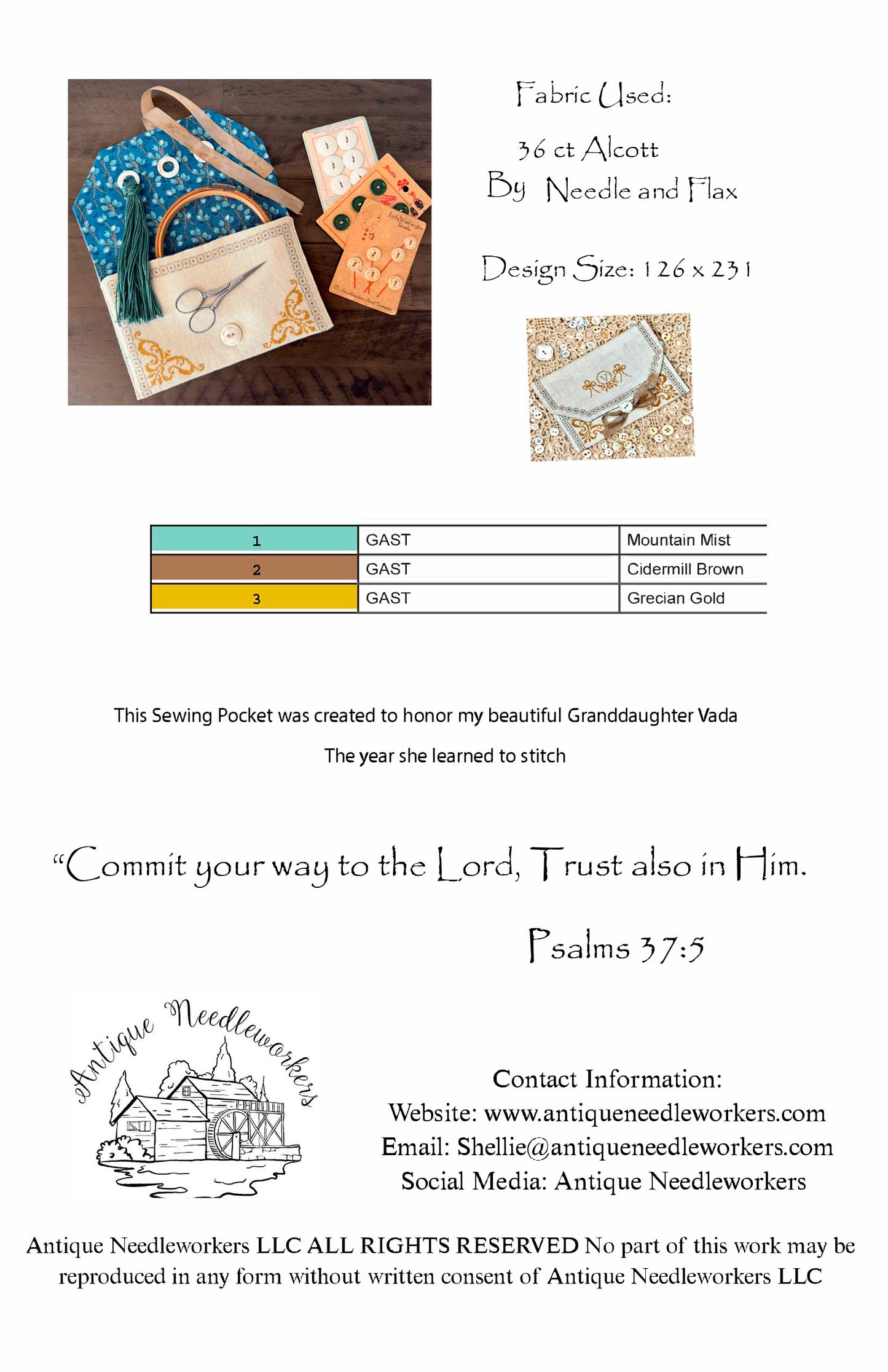 Vada Lee's Sewing Pocket